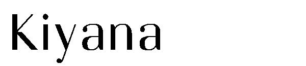 Kiyana字体