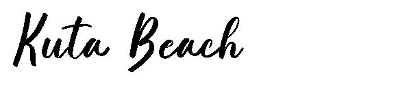 Kuta Beach字体