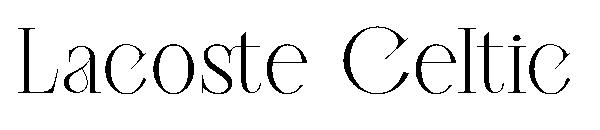 Lacoste Celtic字体