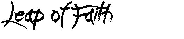 Leap of Faith字体