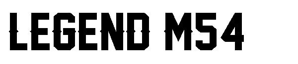 Legend M54字体