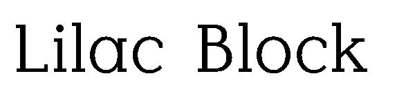 Lilac Block字体