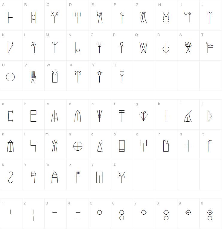 Linear B字体