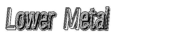 Lower Metal字体