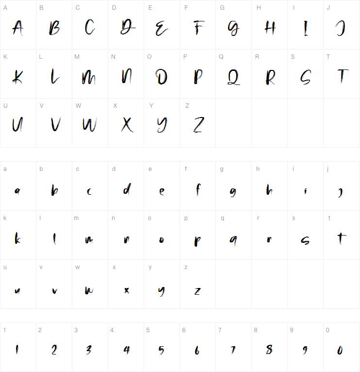 Malinga字体
