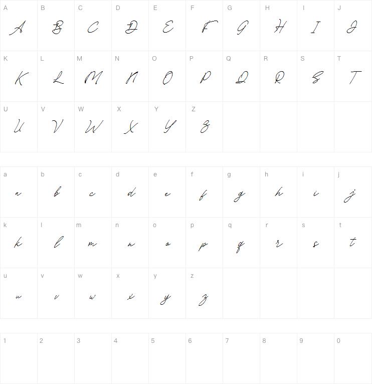 Malvinas Signature字体