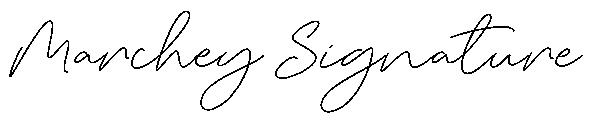 Marchey Signature字体