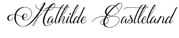 Mathilde Castleland字体