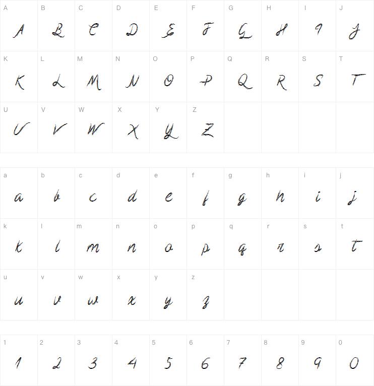 Scribble Script字体