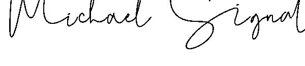 Michael Signature字体