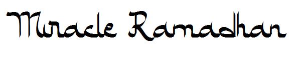 Miracle Ramadhan字体