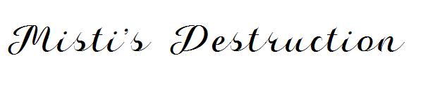 Misti's Destruction字体