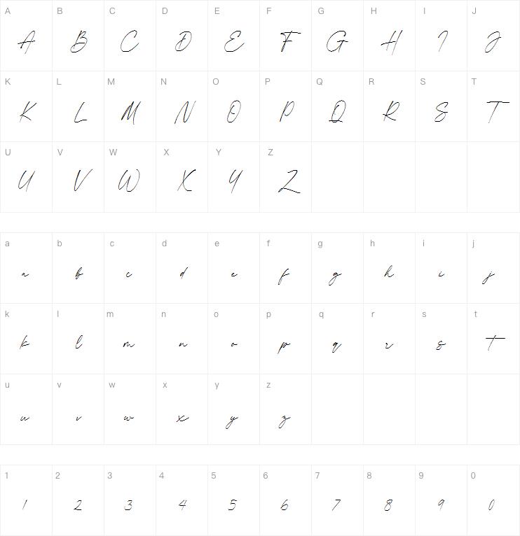 modernline字体