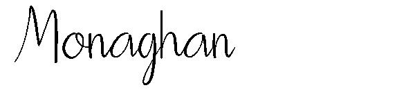 Monaghan字体