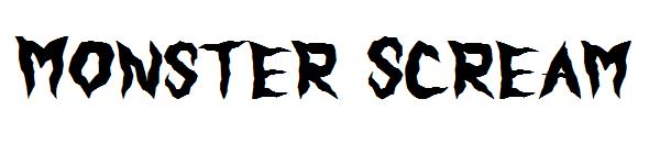 Monster Scream字体