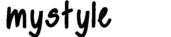 mystyle字体