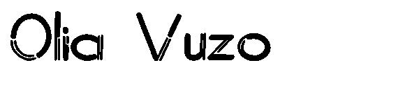 Olia Vuzo字体