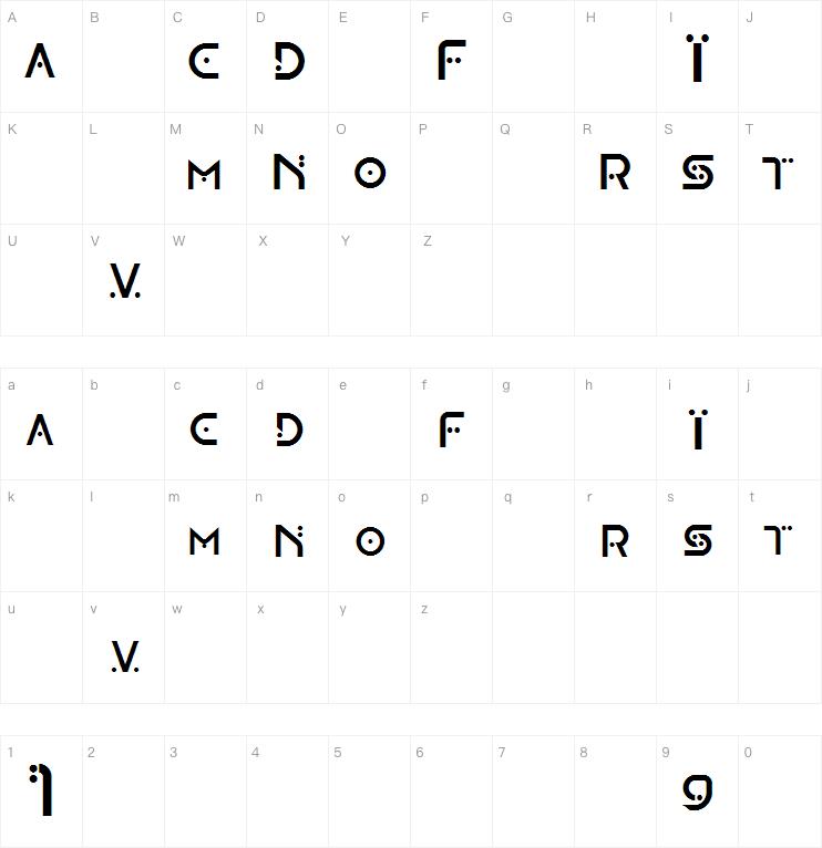 OMICRON VARIANT字体
