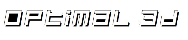 Optimal 3d字体
