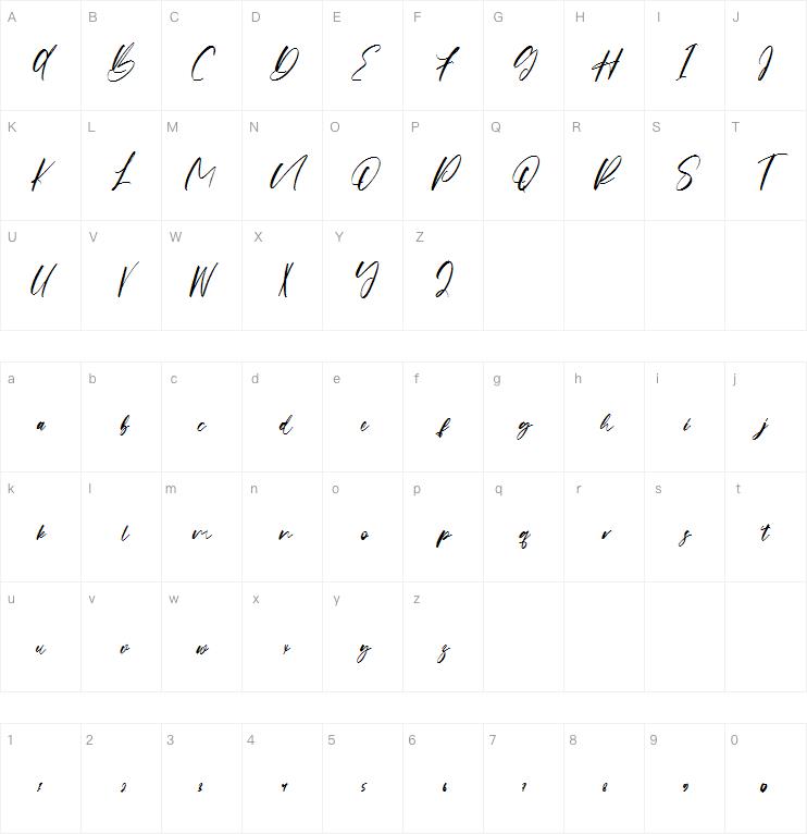 Origa Script字体