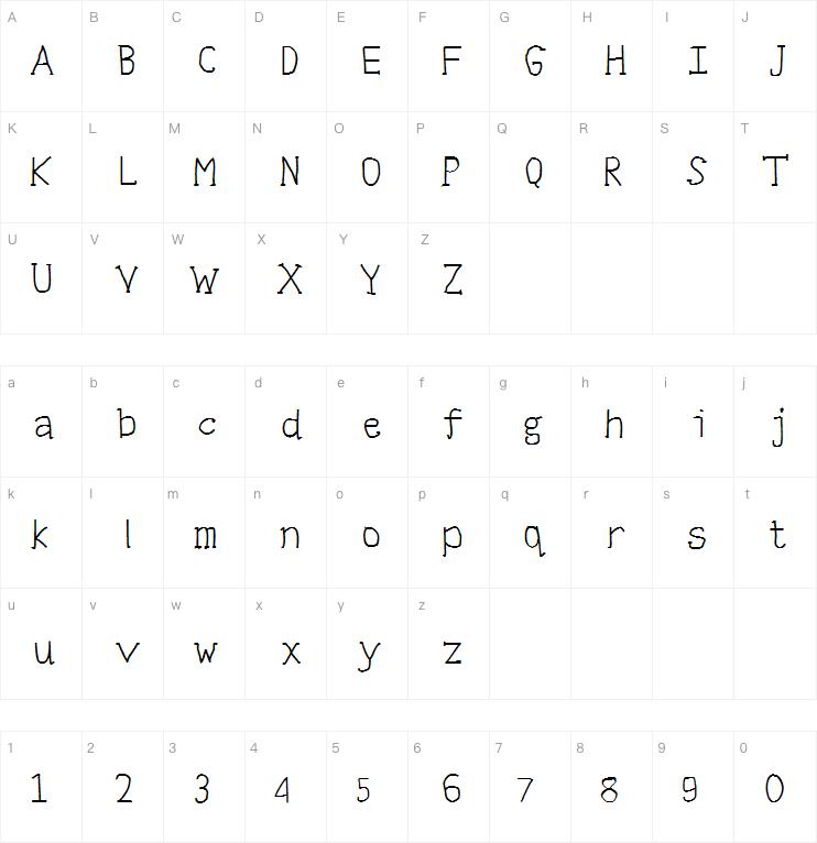 panji serif字体