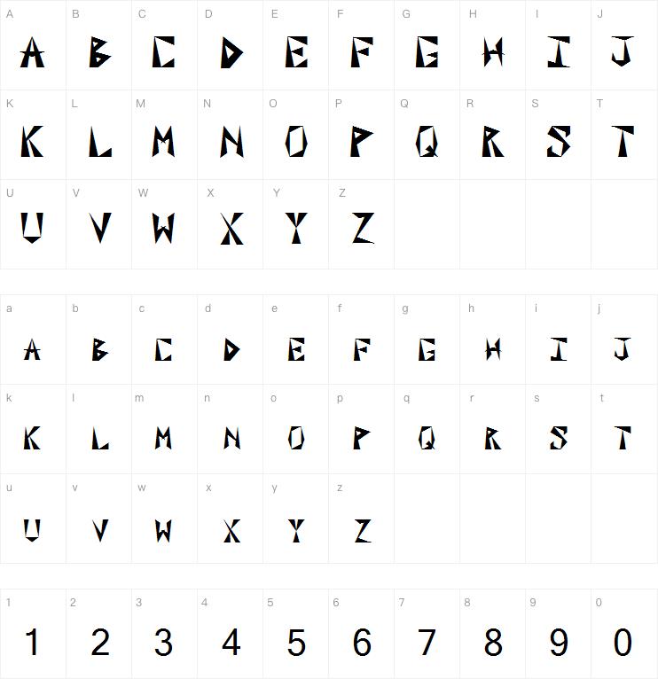 Paxil Initials字体