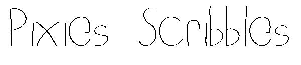 Pixies Scribbles字体