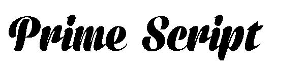 Prime Script字体