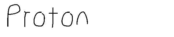 Proton字体