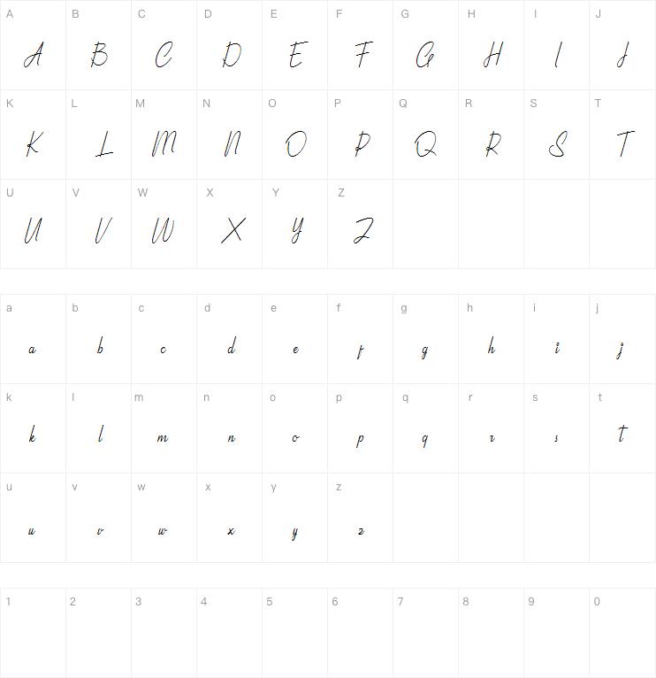 Qhinanttika字体