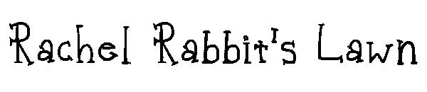 Rachel Rabbit's Lawn字体