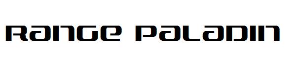 Range Paladin字体