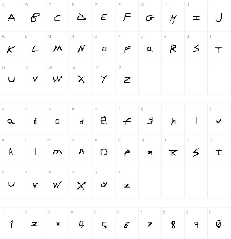RDJ-Hand字体