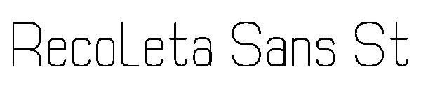 Recoleta Sans St字体