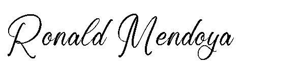 Ronald Mendoya字体