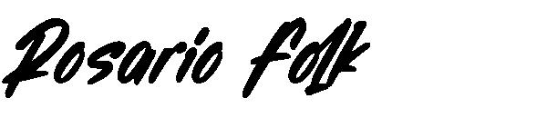 Rosario Folk字体