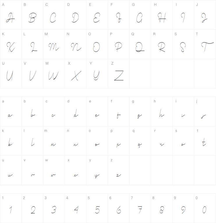 Royal Haster Monoline字体