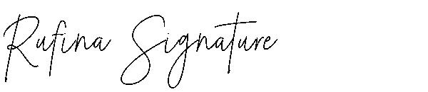 Rufina Signature字体