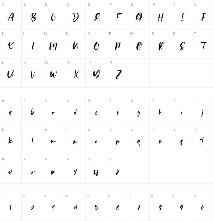 Russeline字体