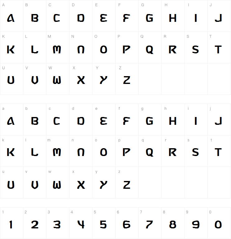 Russia Five字体