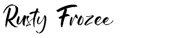 Rusty Frozee字体