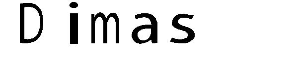 Dimas字体