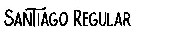 Santiago Regular字体