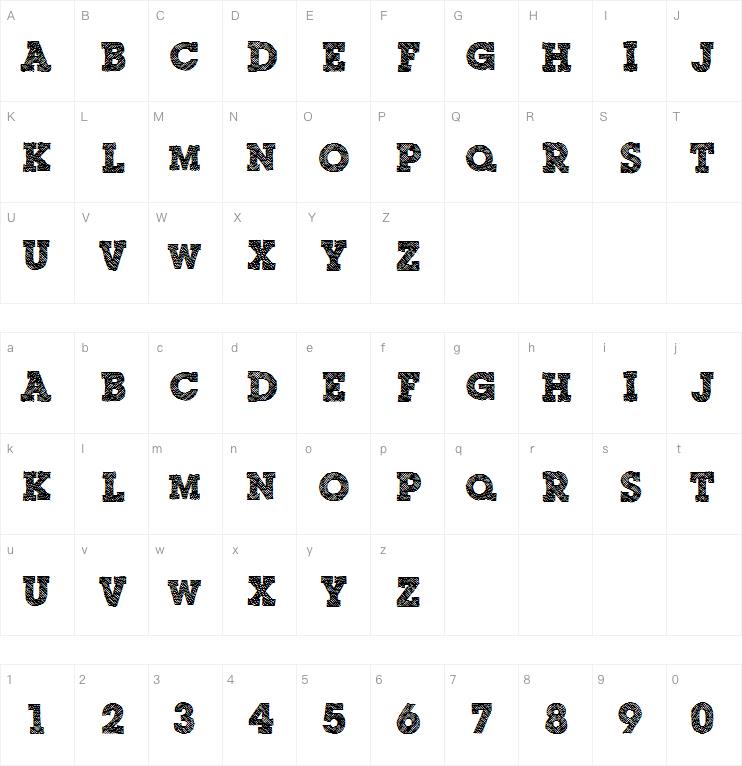 Scribble Box字体