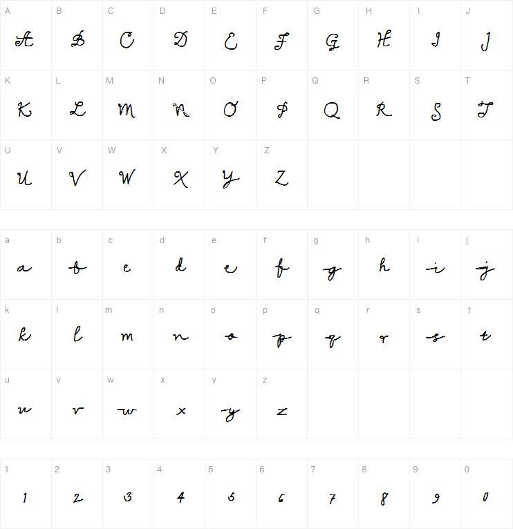 Scripterina字体