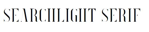 Searchlight Serif字体