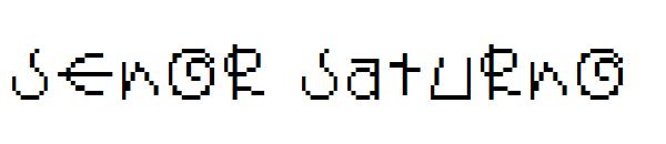 Senor Saturno字体