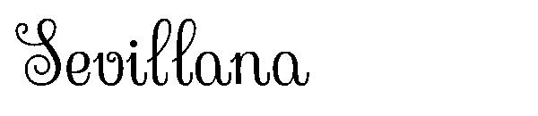 Sevillana字体