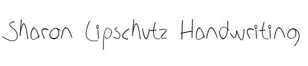Sharon Lipschutz Handwriting字体
