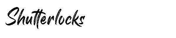 Shutterlocks字体